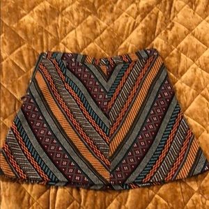 Forever 21 geometrical pattern skirt